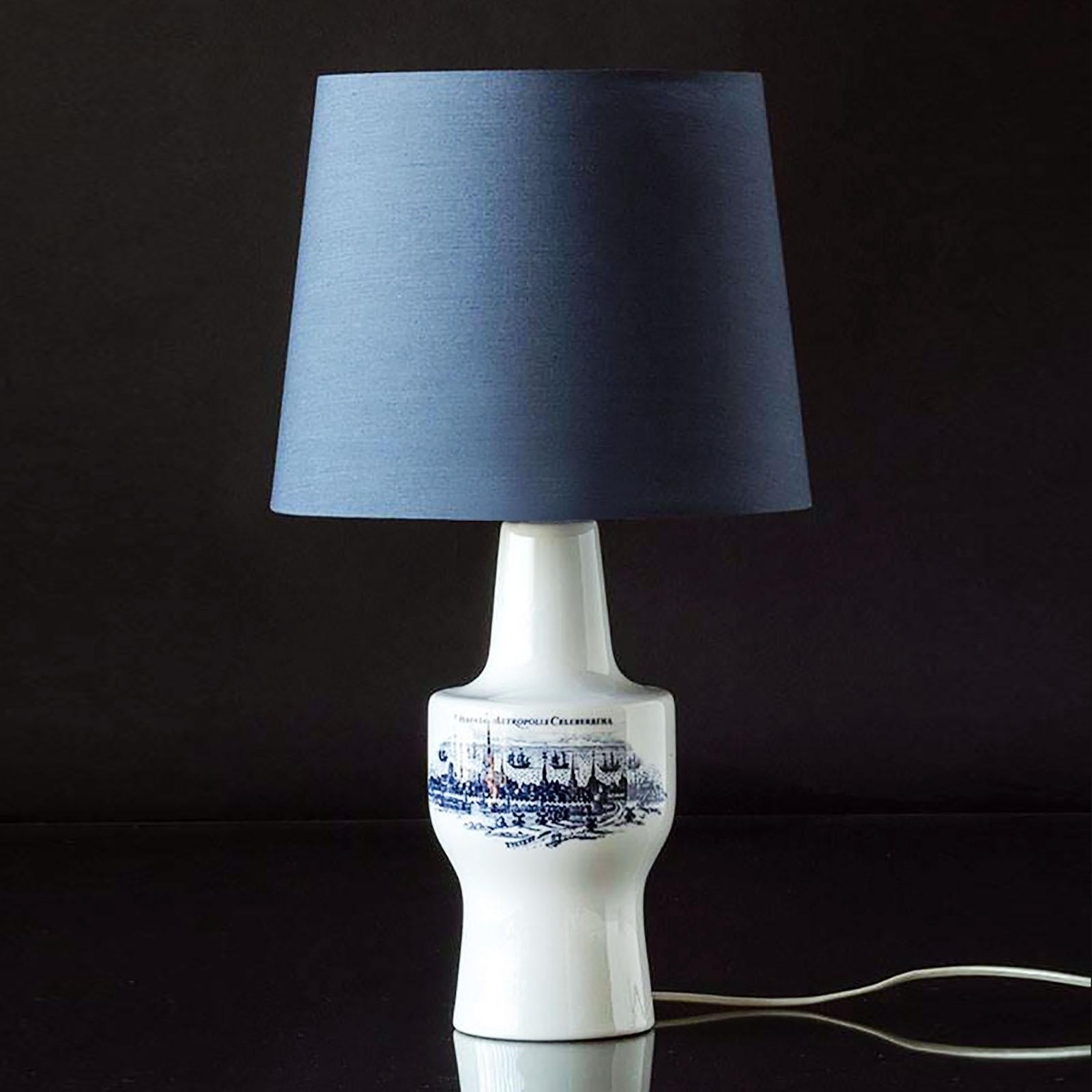Royal Copenhagen for Fog & Morup, porcelain table lamp 