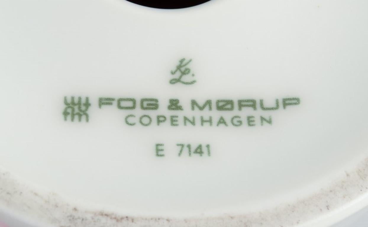 Royal Copenhagen für Fog & Mørup. Tischlampe aus Porzellan mit Distelmotiv im Angebot 5
