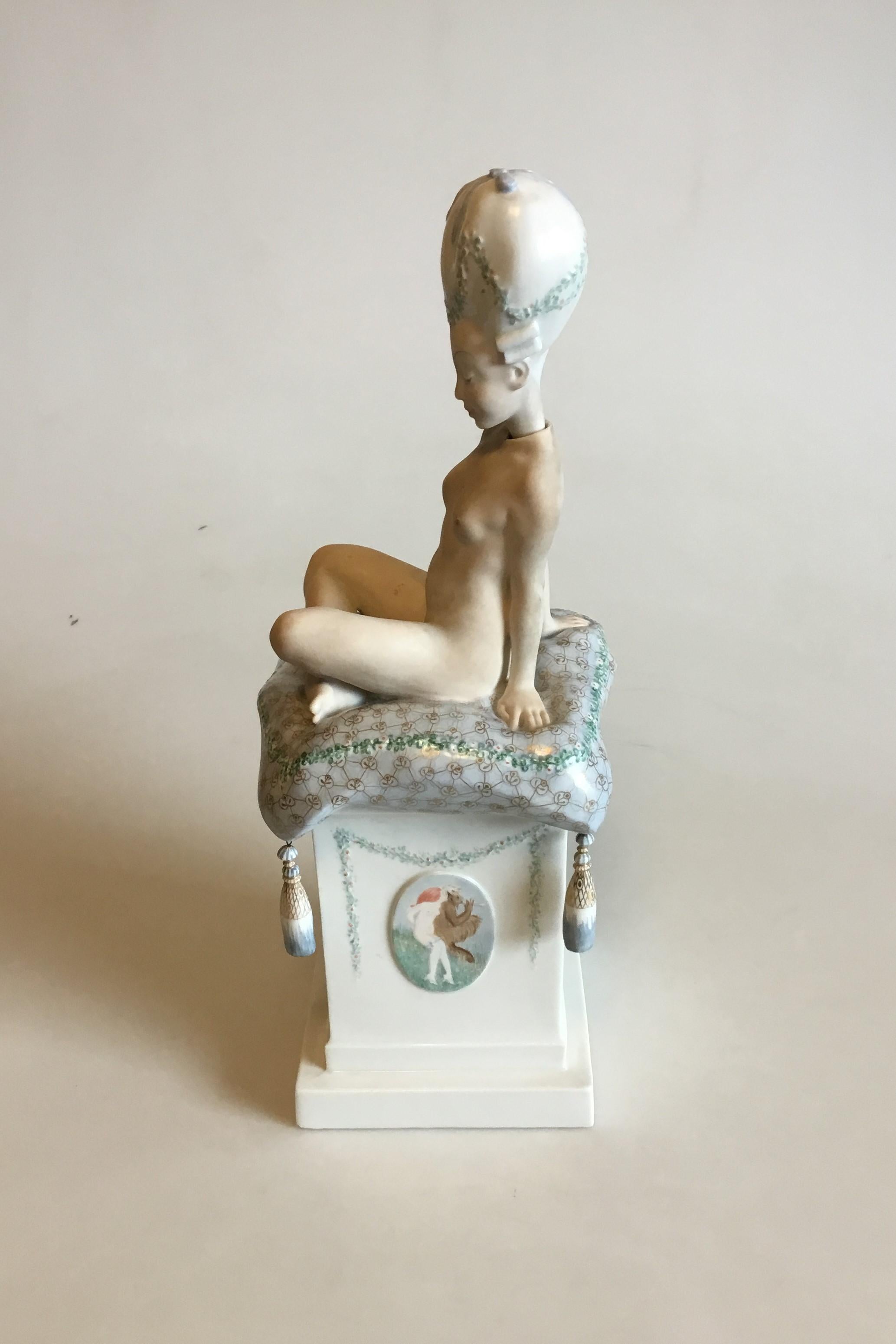 Danish Royal Copenhagen Gerhard Henning Overglaze Figurine “Ane-Mari No 1010 For Sale
