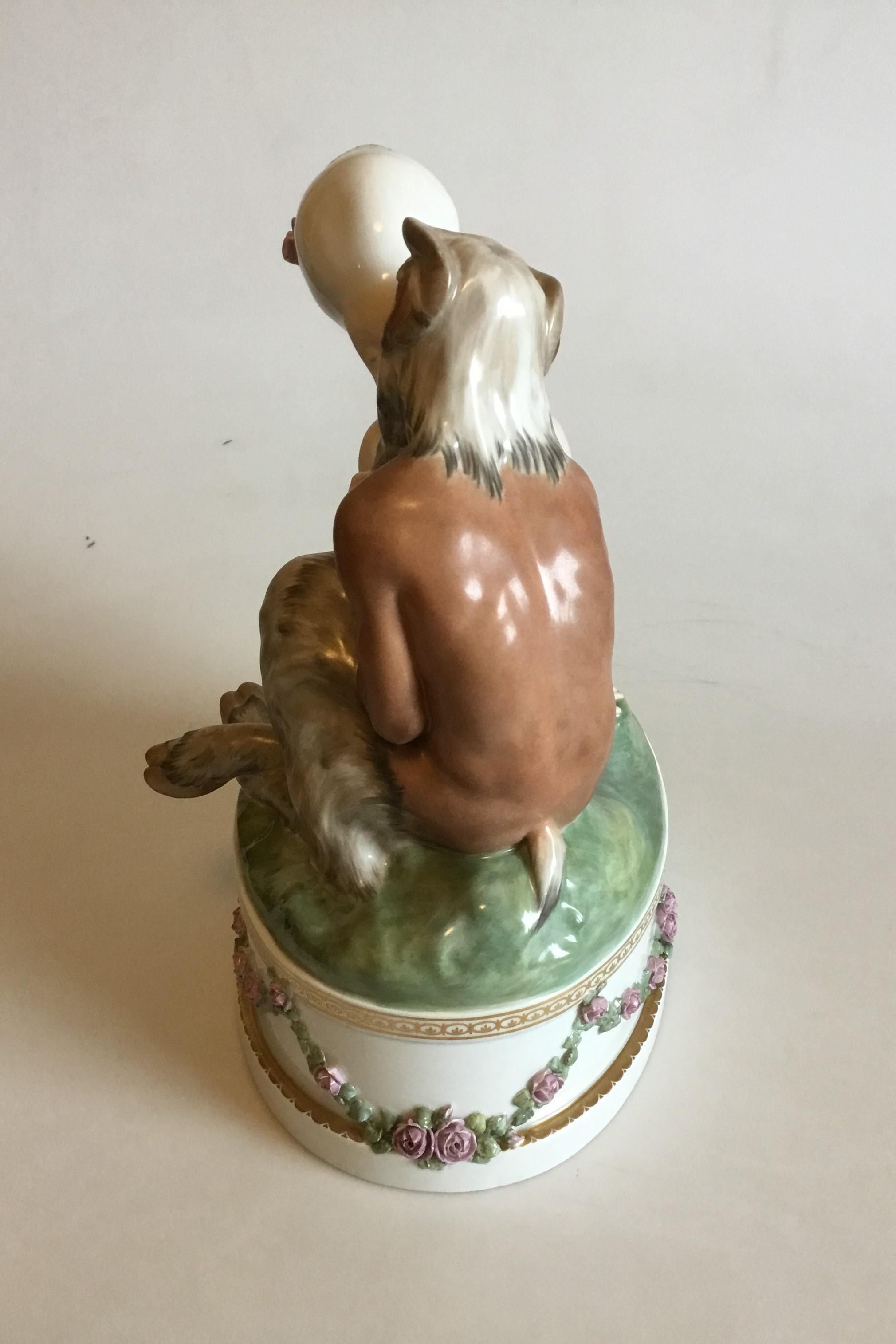 Royal Copenhagen Gerhard Henning Overglaze figurine Faun and Nymph No 1119

Measures 27 cm / 10 3/4 in.

1st quality and in perfect condition.
 