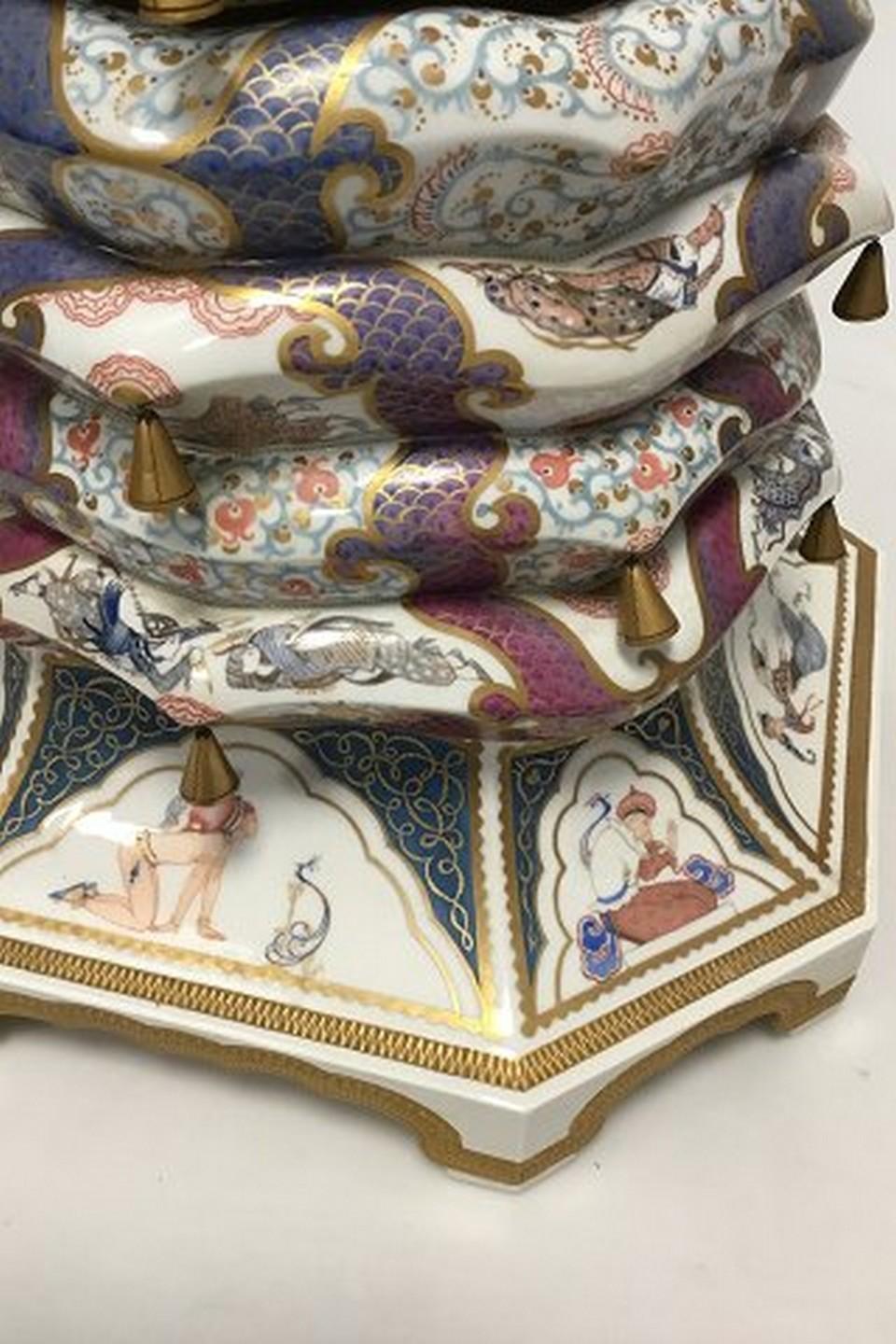 Hand-Painted Royal Copenhagen Gerhard Henning Princess on the Pea Figurine For Sale