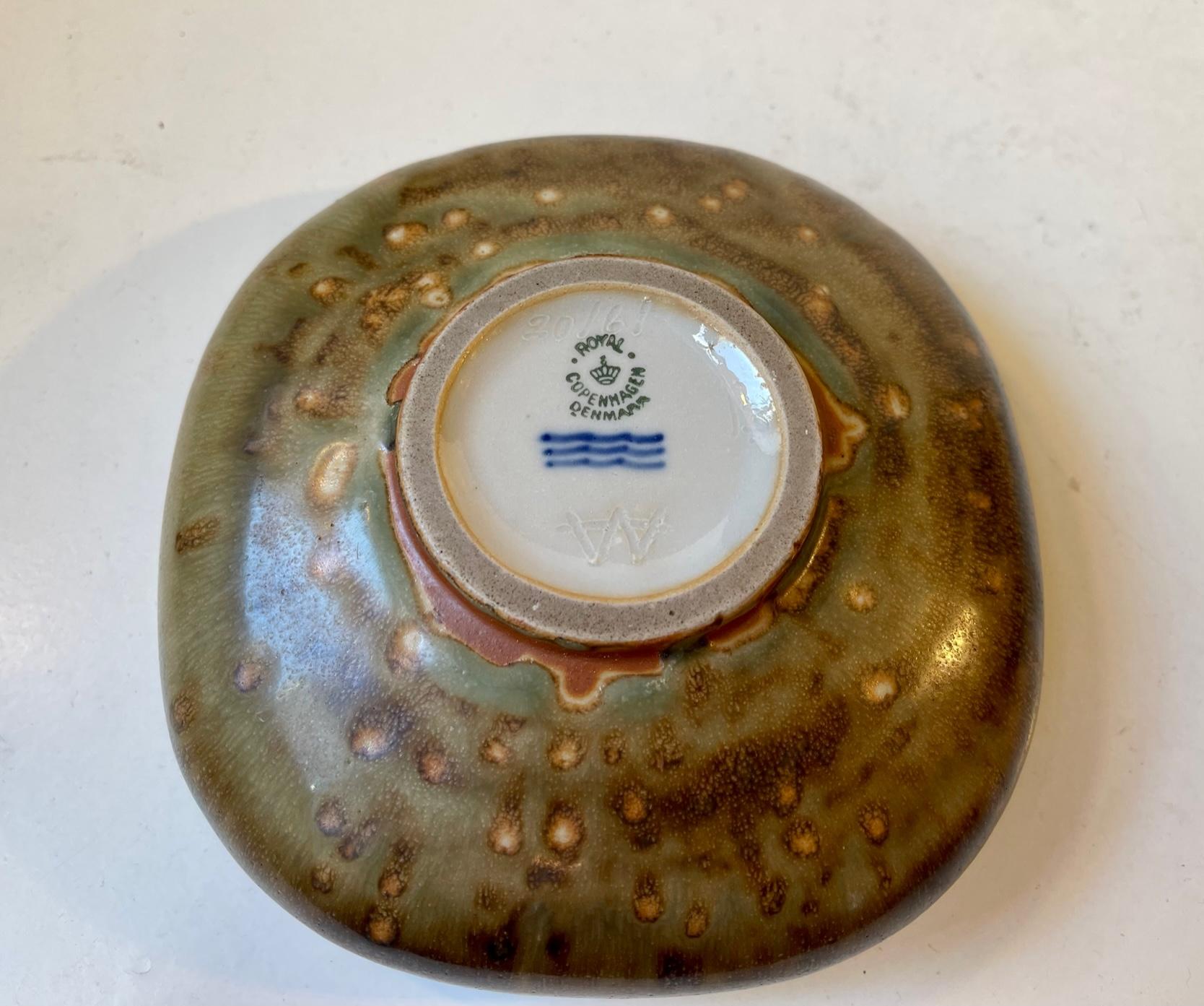 Royal Copenhagen Glazed Stoneware Bowl by Bode Willumsen, 1940s 1