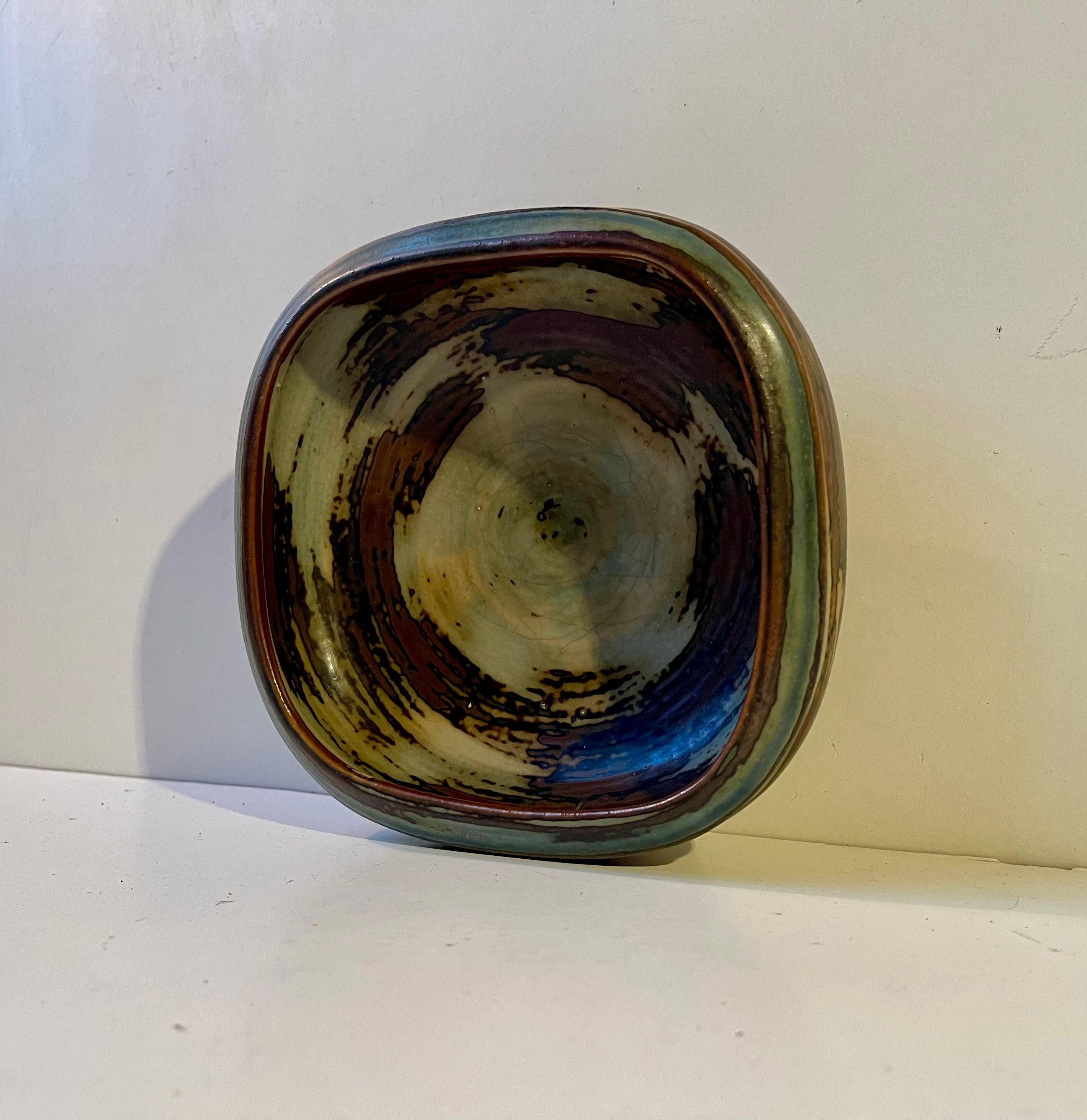Royal Copenhagen Glazed Stoneware Bowl by Bode Willumsen, 1950s For Sale 2