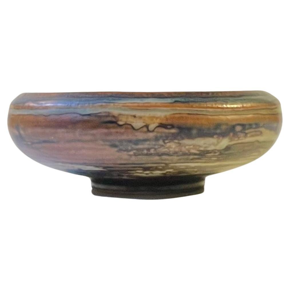 Royal Copenhagen Glazed Stoneware Bowl by Bode Willumsen, 1950s For Sale