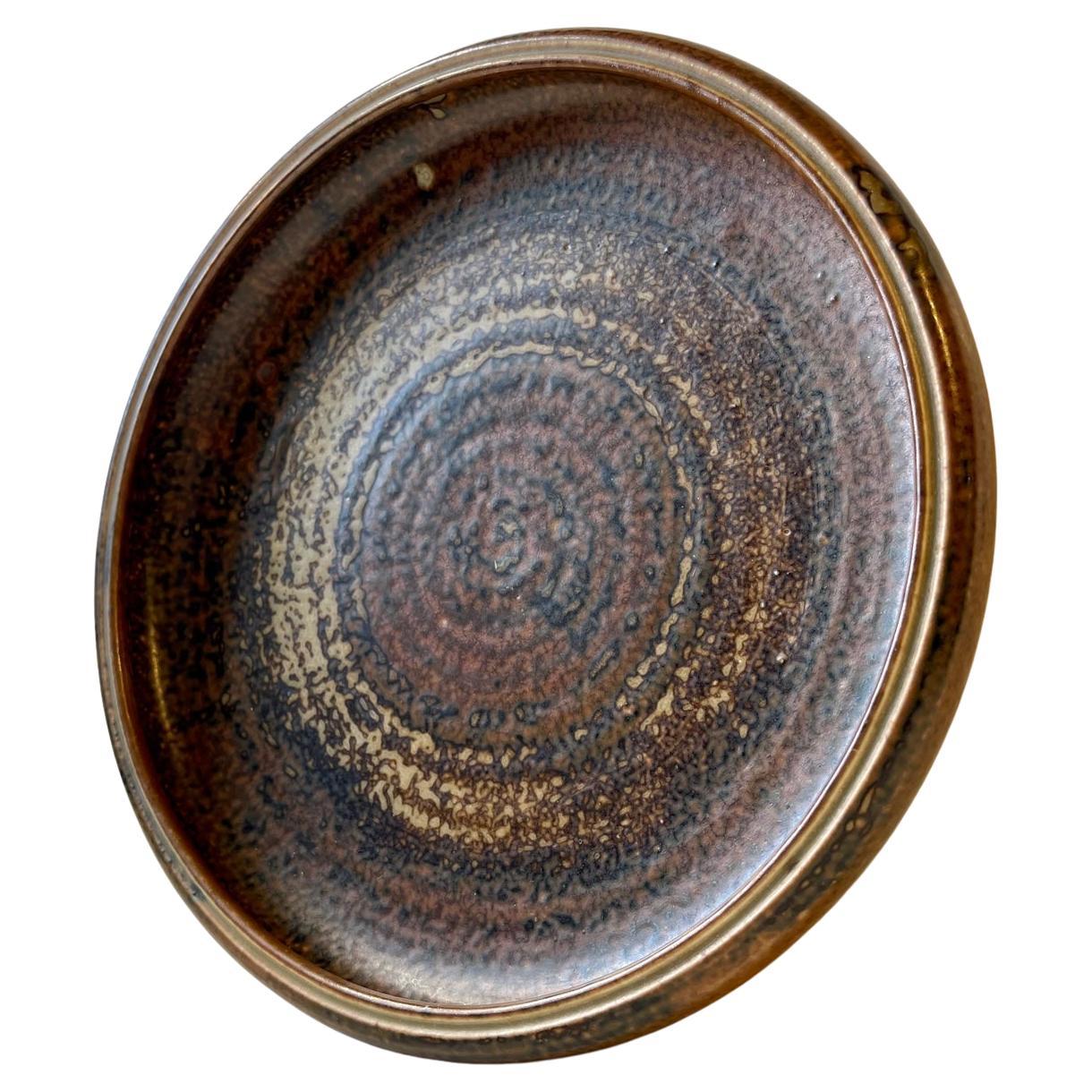 Royal Copenhagen Glazed Stoneware Dish by Carl Halier, 1950s