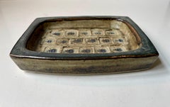 Royal Copenhagen Glazed Stoneware Scarab Dish by Jørgen Mogensen, 1960s