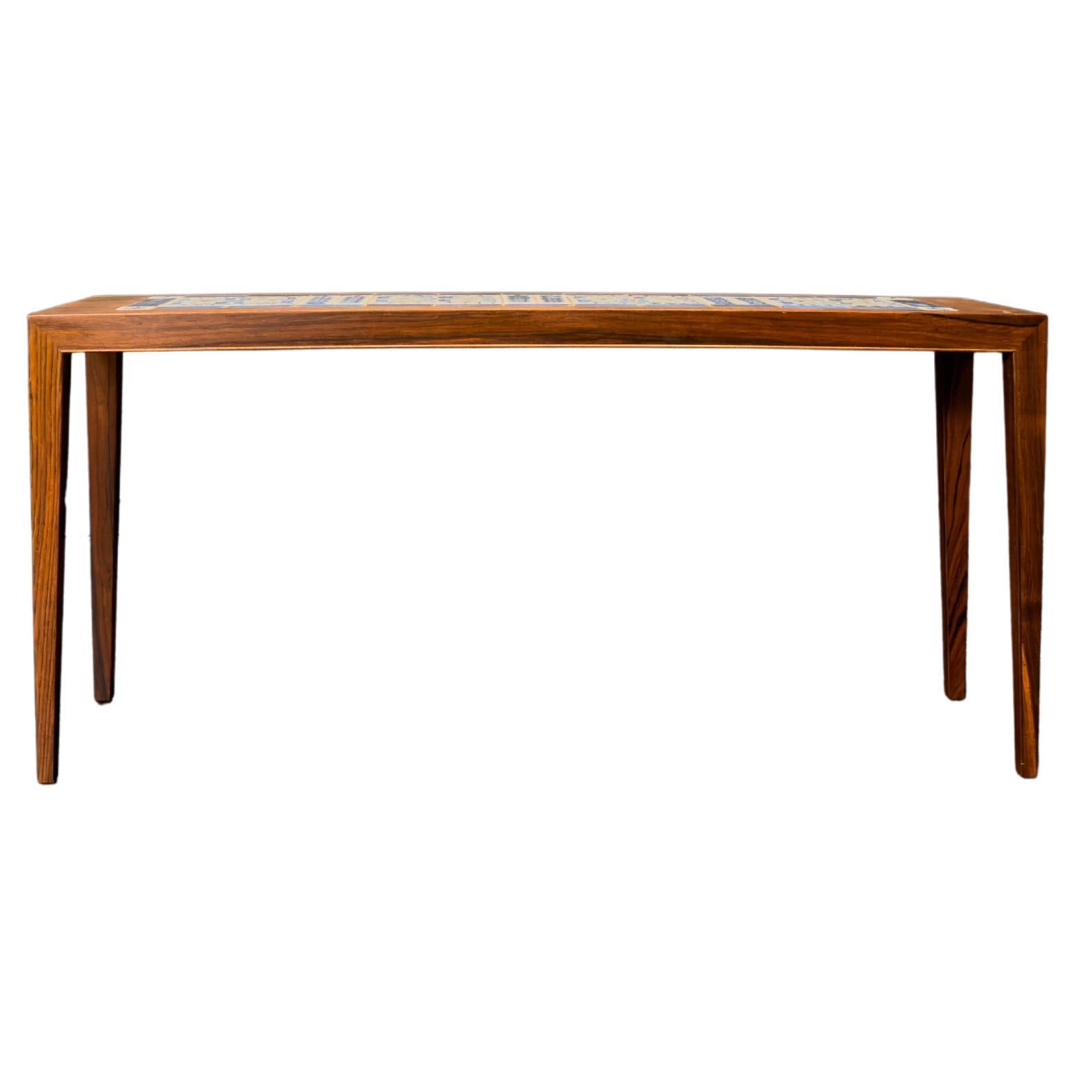 Table basse longue Royal Copenhagen & Haslev en vente