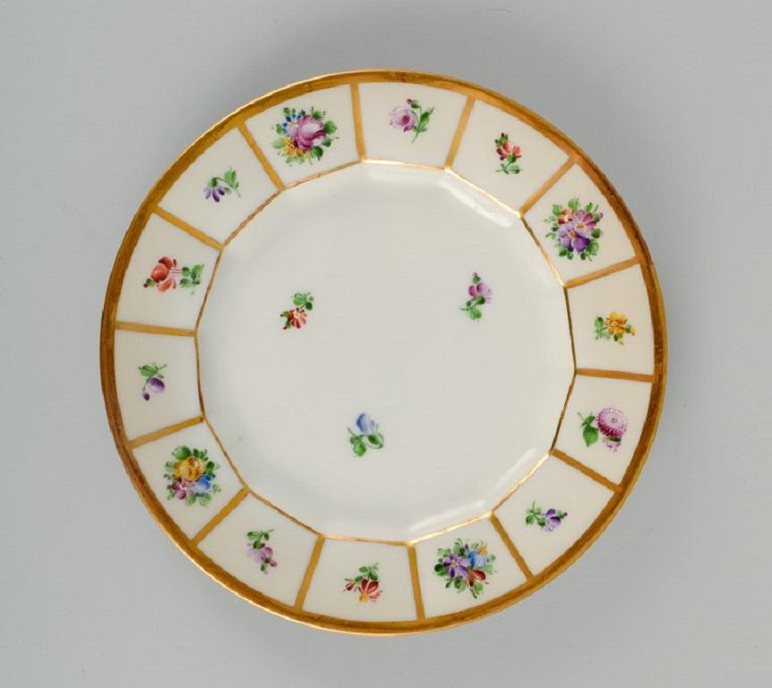 Royal Copenhagen Henriette, Hand Painted Porcelain, Seven Cake Plates