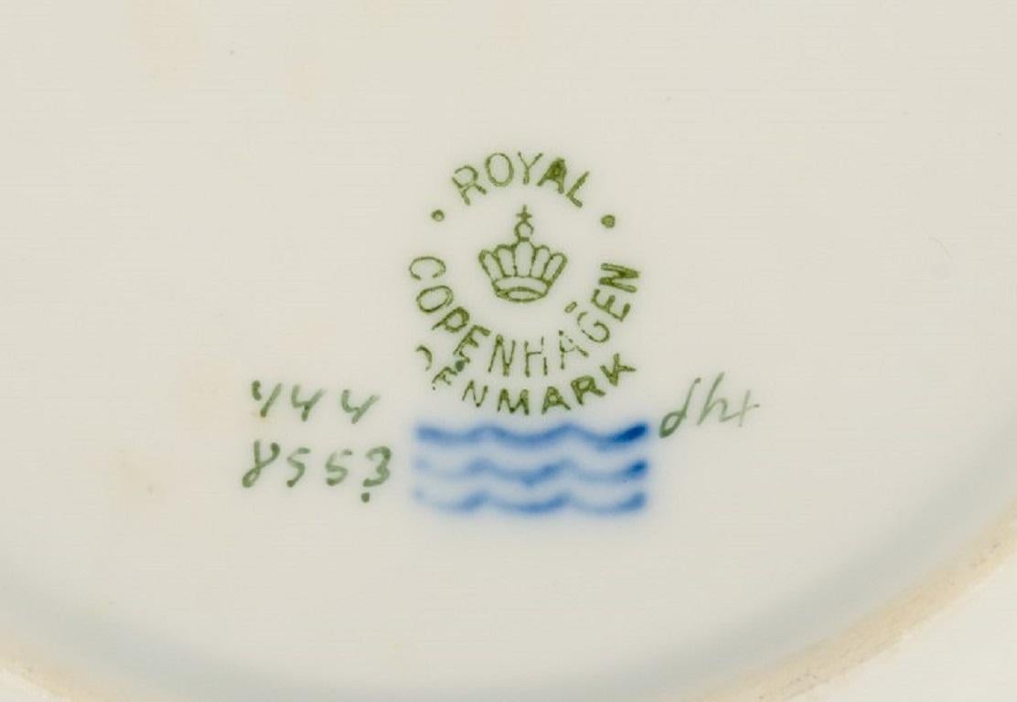 Royal Copenhagen Henriette. Hand Painted Porcelain, Six Cake Plates 1