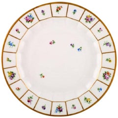 Royal Copenhagen Henriette Large Round Dish, Hand-Painted Porcelain