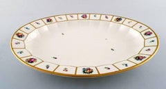 Royal Copenhagen Henriette Oval Serving Dish, Hand-Painted Porcelain