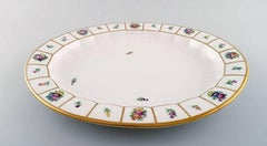 Royal Copenhagen Henriette Oval Serving Dish, Hand-Painted Porcelain