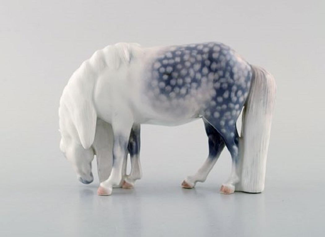 Scandinavian Modern Royal Copenhagen Horse Figure, Shetland Pony, Designed by Jeanne Grut