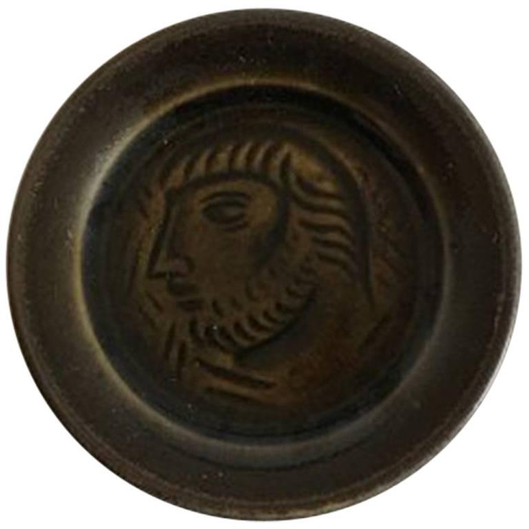 Royal Copenhagen Jais Nielsen Stoneware Plaquette #2710 For Sale