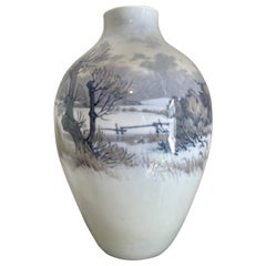 Royal Copenhagen Landschaftsvase von Richard Bøcher 1924