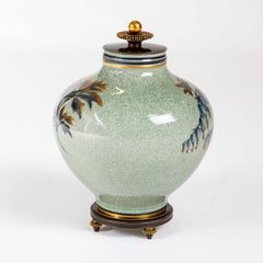 Royal Copenhagen Lidded Porcelain Vase by Oluf Jensen and Knud Andersen, Denmark