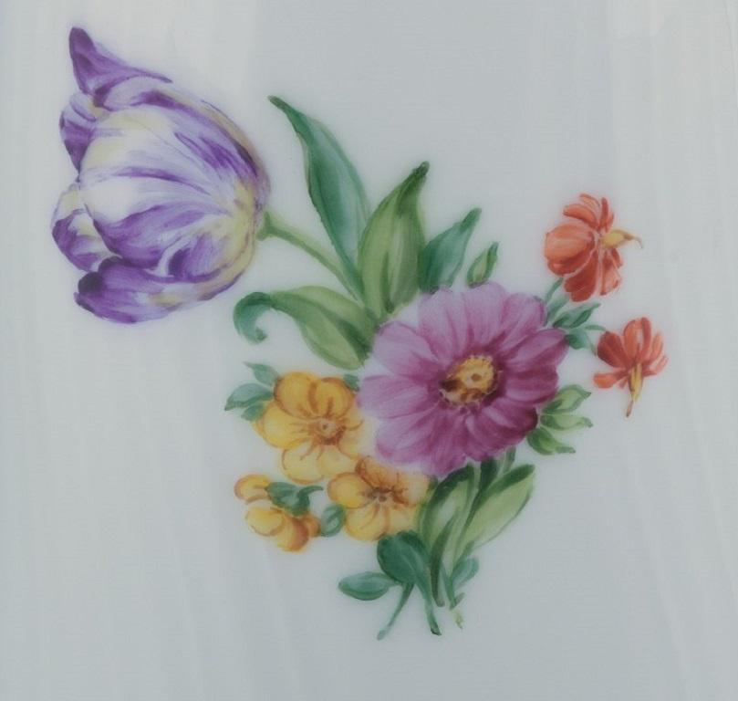 Royal Copenhagen Light Saxon Flower, Chocolate Pitcher in Hand Painted Porcelain 1