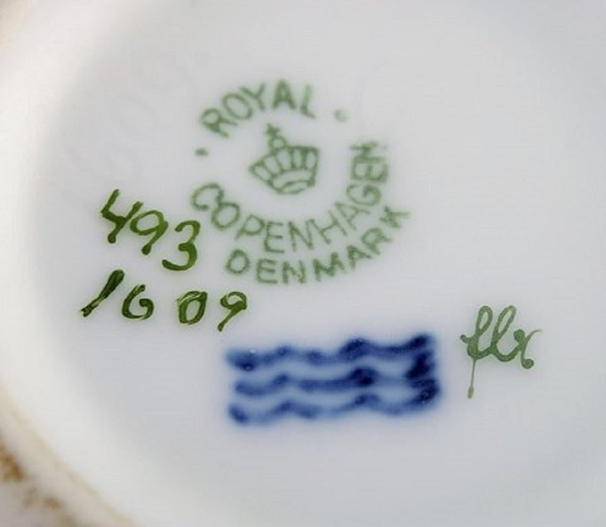 Royal Copenhagen Light Saxon Flower Jug in Hand Painted Porcelain 1