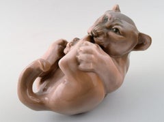 Royal Copenhagen, Lion Cub in Porcelain