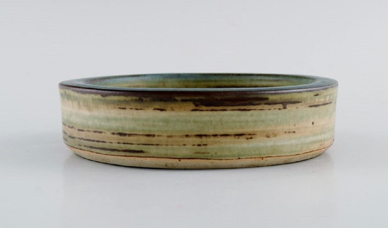 Scandinavian Modern Royal Copenhagen Low Bowl in Glazed Ceramics with Scorpion For Sale