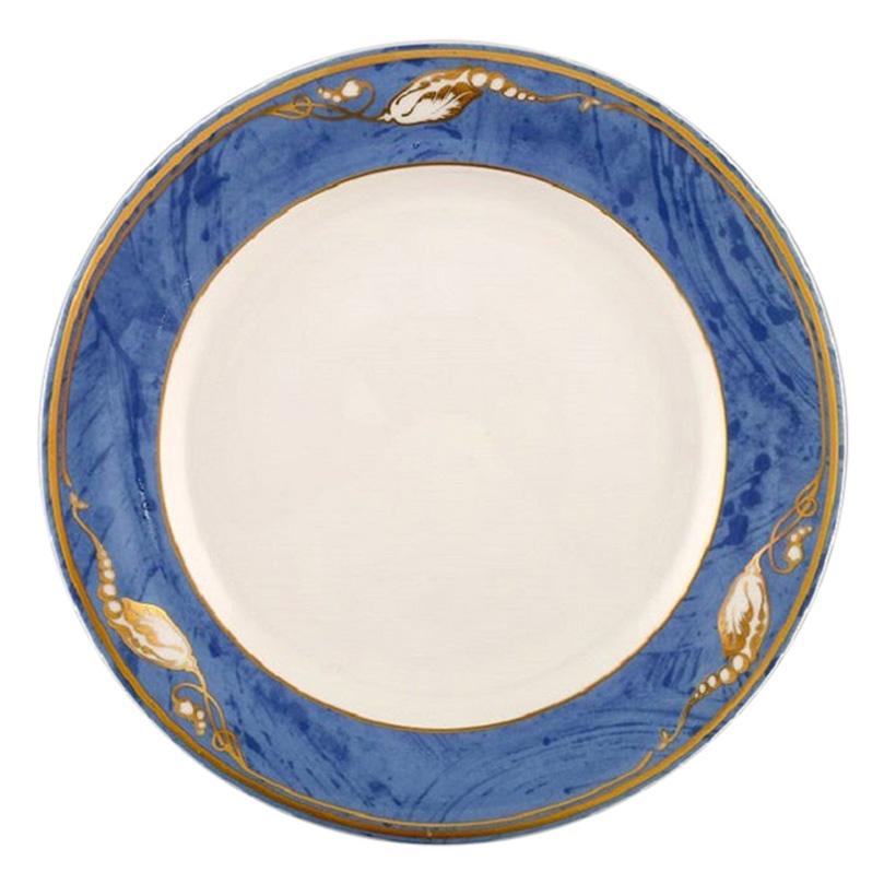 Royal Copenhagen, "Magnolia" Lunch Plate, 12 Pieces in Stock For Sale