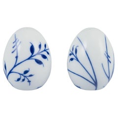 Royal Copenhagen, set di sale e pepe "Mega Mussel". Decorazione dipinta a mano.