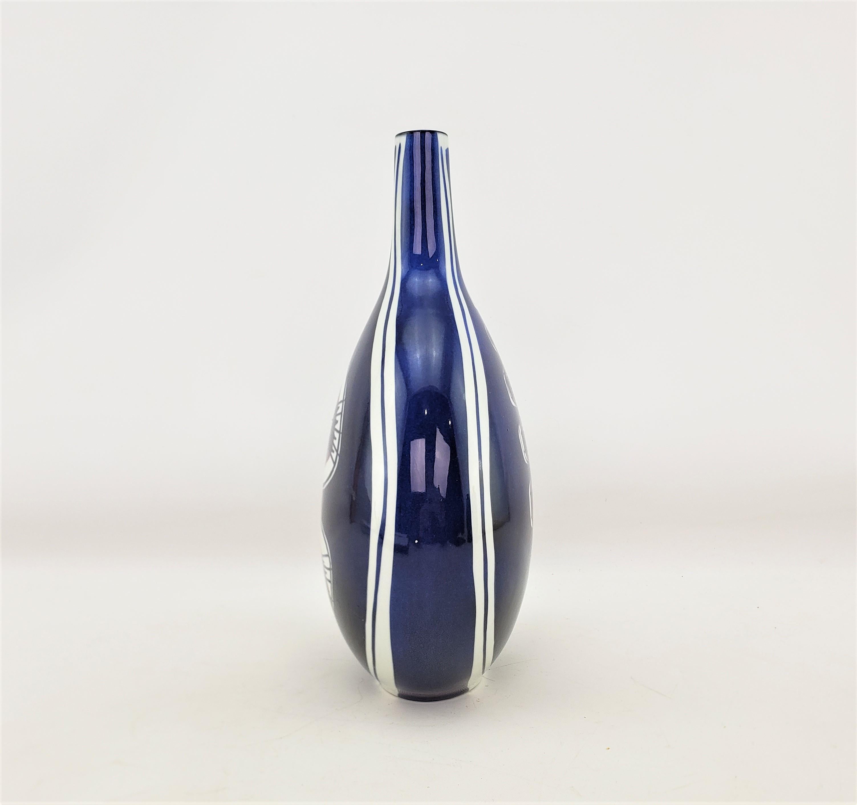 Royal Copenhagen Mid-Century Modern Bottle Vase by Inge-Lise Koefoed For Sale 1