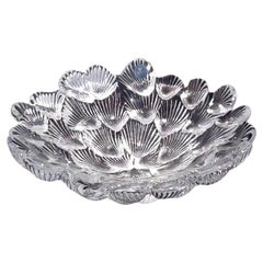 Royal Copenhagen Musling Shell Crystal Bowl Designet By Per 