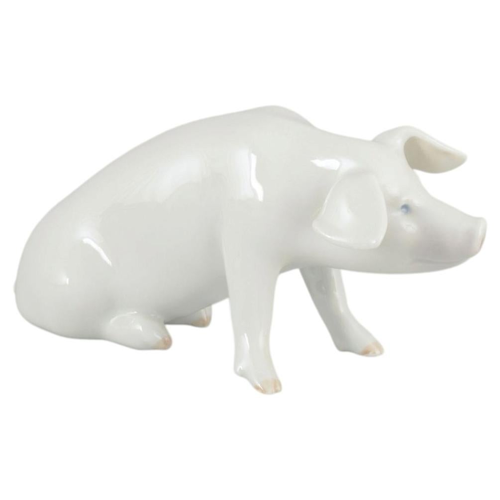 Antique Porcelain Pigs - 7 For Sale on 1stDibs | porcelain pig
