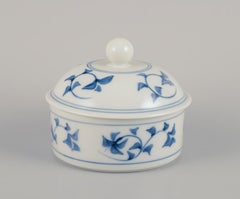 Royal Copenhagen "Noblesse" lidded bowl designed by Gertrud Vasegaard.