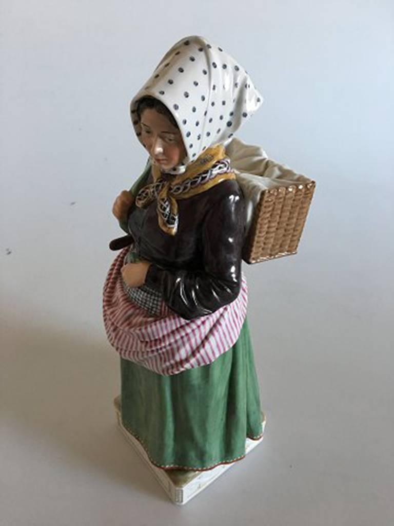 Danish Royal Copenhagen Over-Glaze Figurine Skovshoved Girl #12171