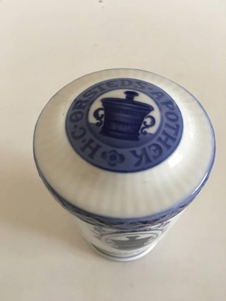 Royal Copenhagen pharmacy jar H.C. Orsted. Measures 18 cm and is in perfect condition.