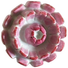 Royal Copenhagen Pink or Red Porcelain Flower