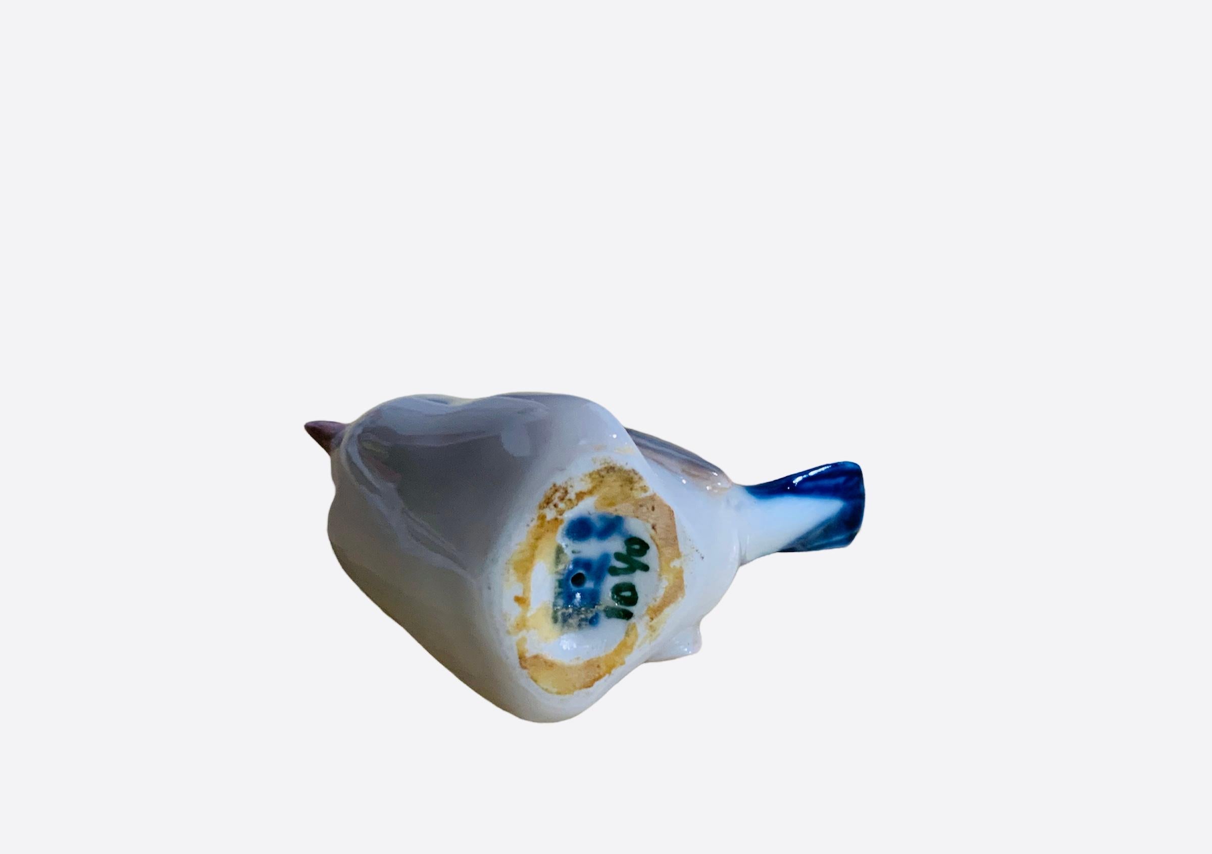 porcelain blue bird figurine