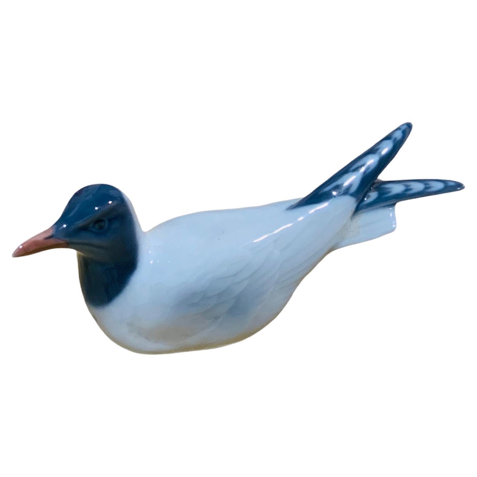 Royal Copenhagen Porcelain Bird Figurine-Seagull For Sale