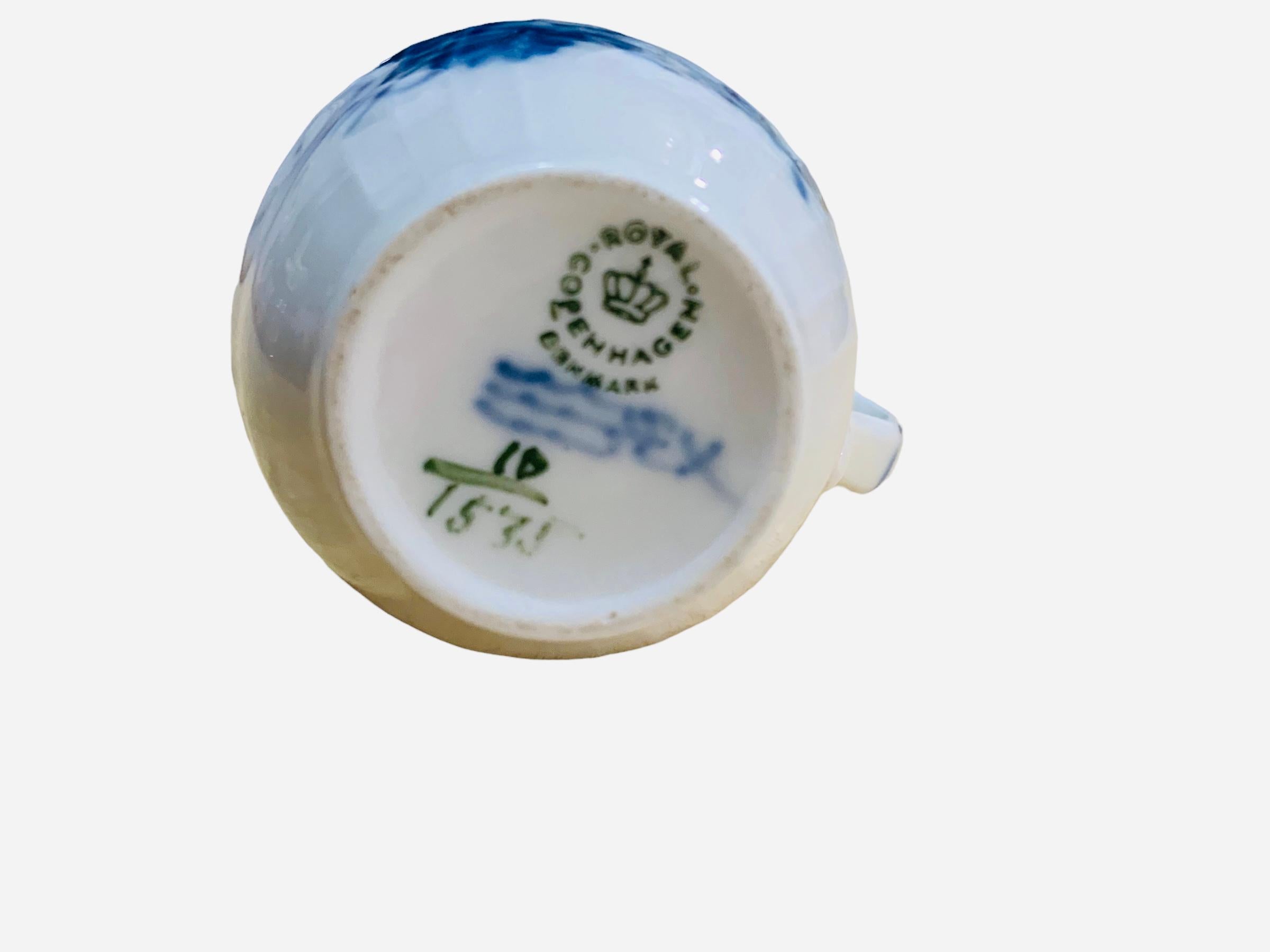 20th Century Royal Copenhagen Porcelain Creamer For Sale