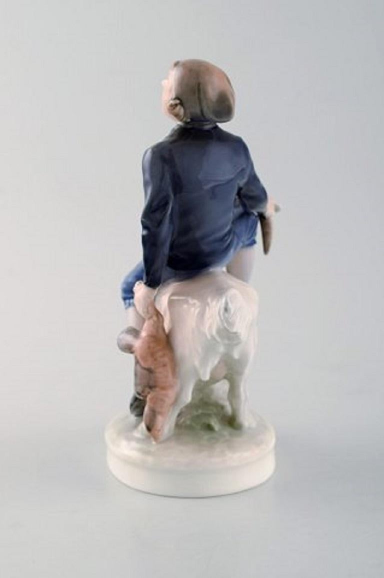 Danois Figurine en porcelaine de Royal Copenhague:: d'après le tableau de H.C. Andersen intitulé 