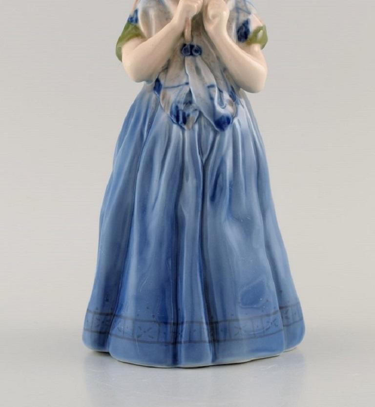 Danish Royal Copenhagen Porcelain Figurine, Girl from Bornholm