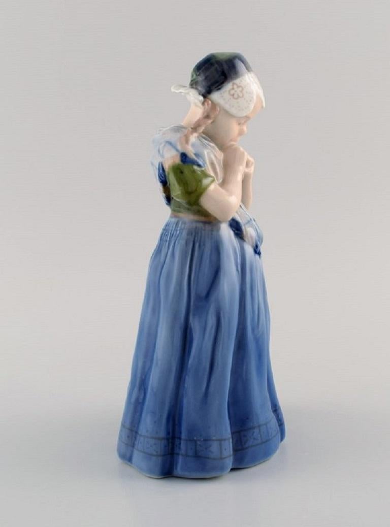 Royal Copenhagen Porcelain Figurine, Girl from Bornholm 1