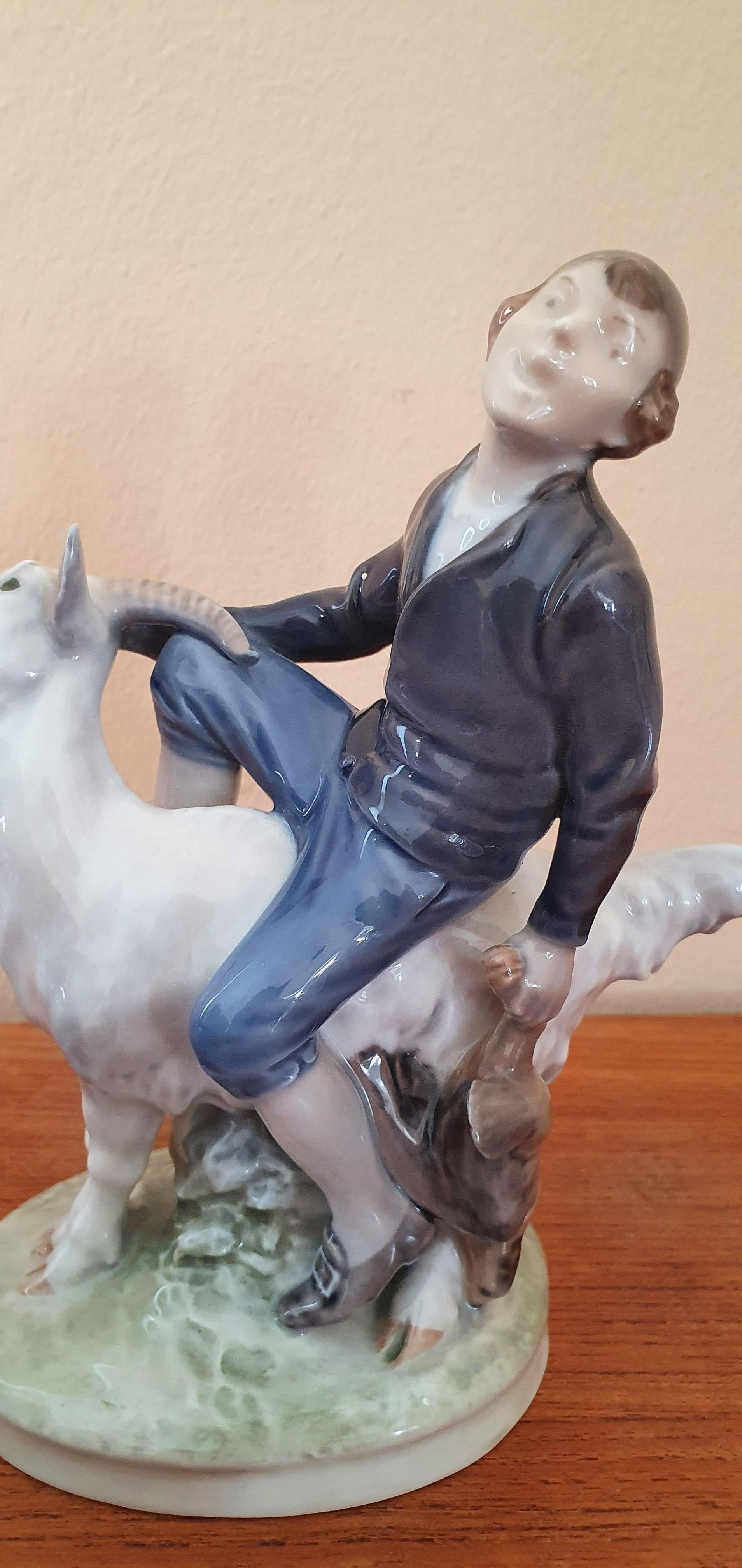 Danois Figurine en porcelaine de Royal Copenhagen, Jack le Dullard en vente