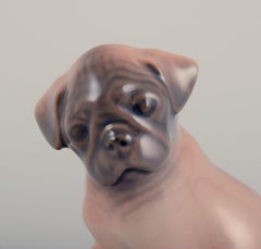Royal Copenhagen, porcelain figurine of a Boxer puppy. Ca 1930s