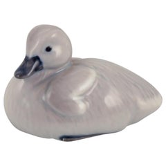 Royal Copenhagen, porcelain figurine of a duckling.