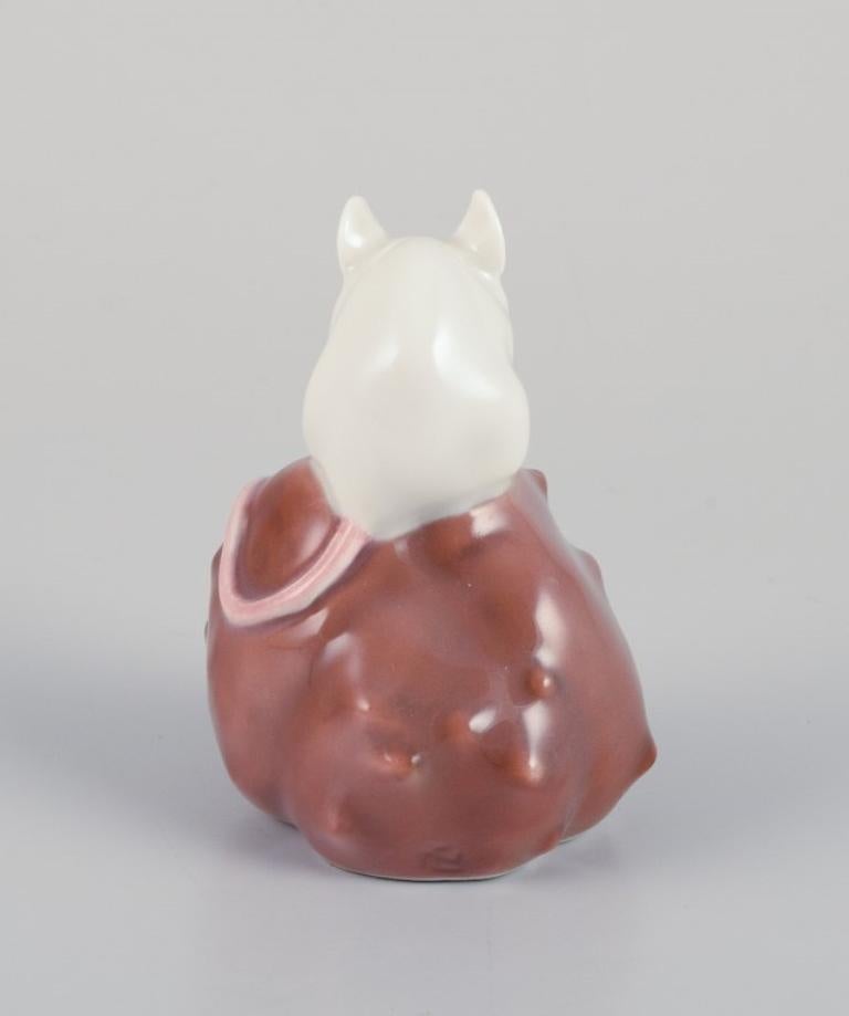 Royal Copenhagen. Porcelain figurine of a mouse on a chestnut. For Sale 2