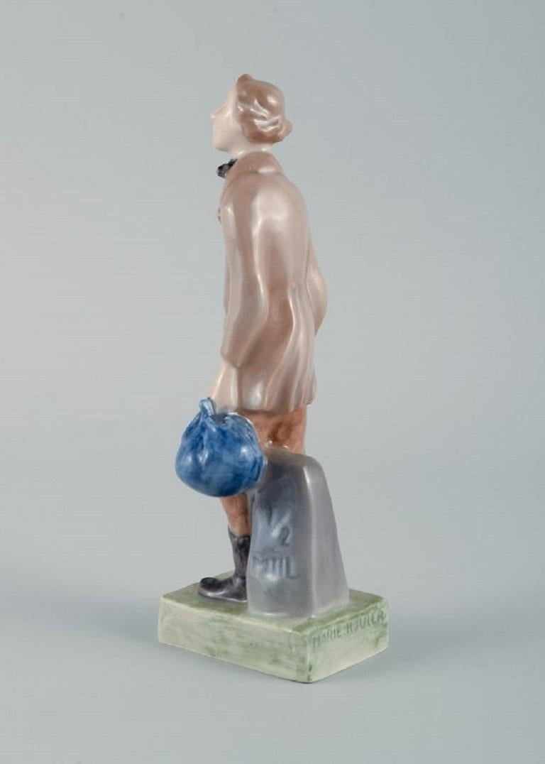 Estatuilla de porcelana de Royal Copenhagen de  H.C. Andersen Pintado a mano en venta