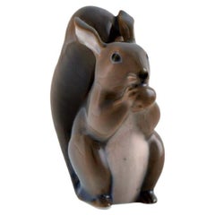Royal Copenhagen Porcelain Figurine, Squirrel, Model Number 982