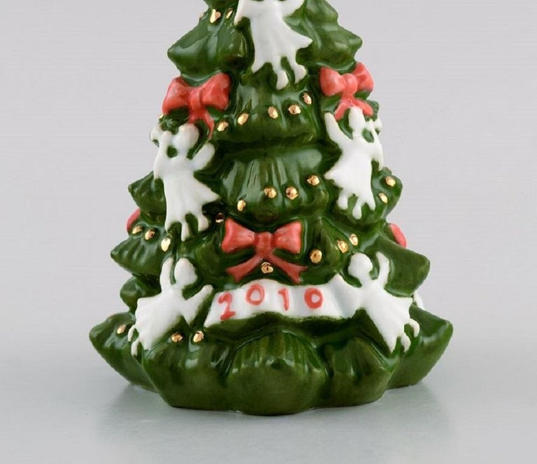 Danish Royal Copenhagen Porcelain Figurine, the Annual Christmas Tree, 2010 For Sale