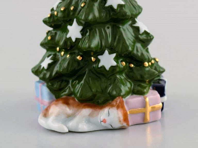 Danish Royal Copenhagen Porcelain Figurine, the Annual Christmas Tree, 2011 For Sale