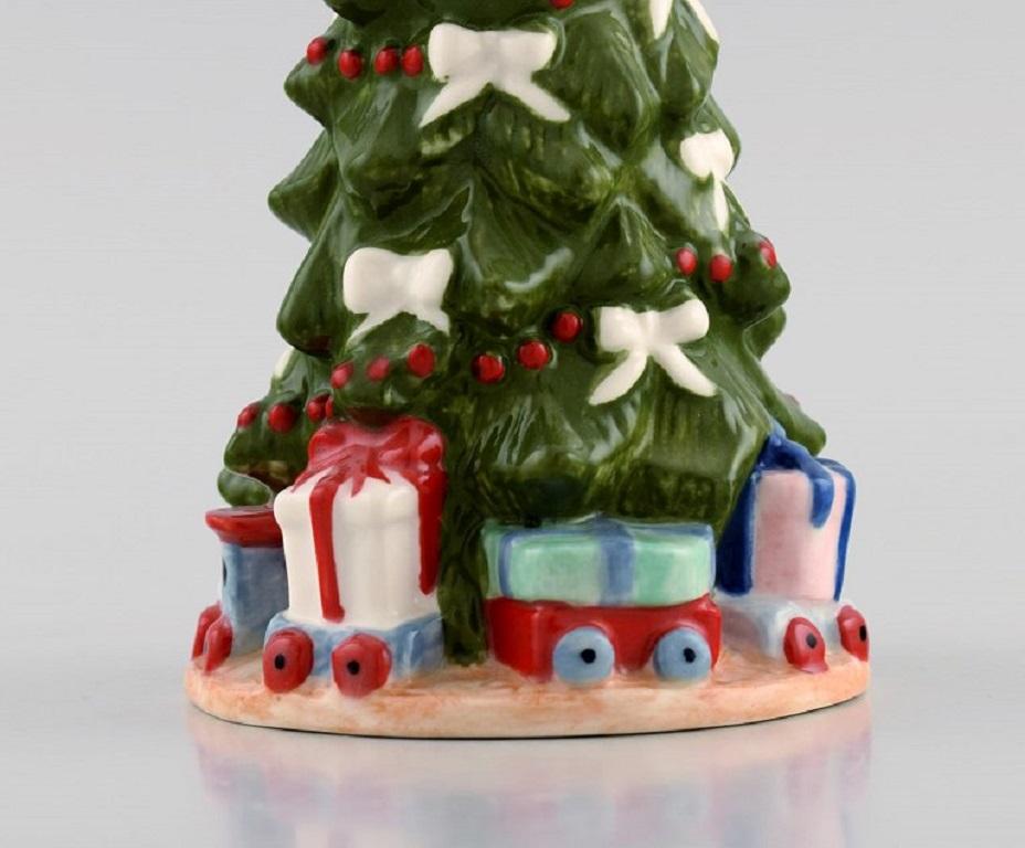 Danish Royal Copenhagen Porcelain Figurine, The Annual Christmas Tree, 2018 For Sale
