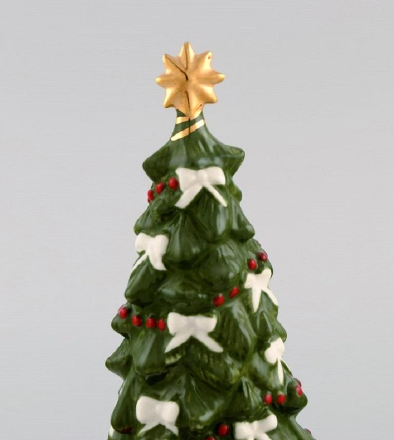 Contemporary Royal Copenhagen Porcelain Figurine, The Annual Christmas Tree, 2018 For Sale