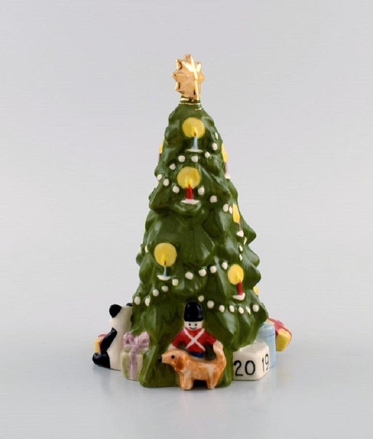 Danish Royal Copenhagen Porcelain Figurine, the Annual Christmas Tree, 2019 For Sale